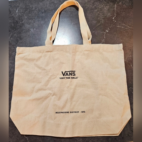 XL Vans Tote Travel Storage Bag Off The Wall Meatpacking District NYC Handbag - Picture 1 of 11
